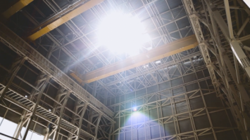 Production vidéo pour ITER : clip beams lifting par drone