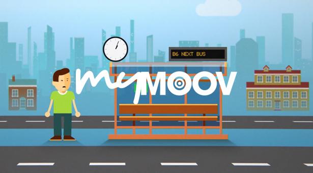 Motion design promotionnel de l'outil innovant d'informations voyageurs MyMoov