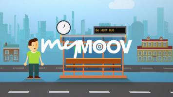 Motion design promotionnel de l'outil innovant d'informations voyageurs MyMoov